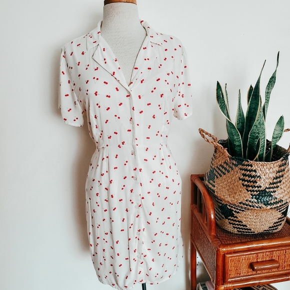 SO Dresses & Skirts - Vintage inspired cherry print dress